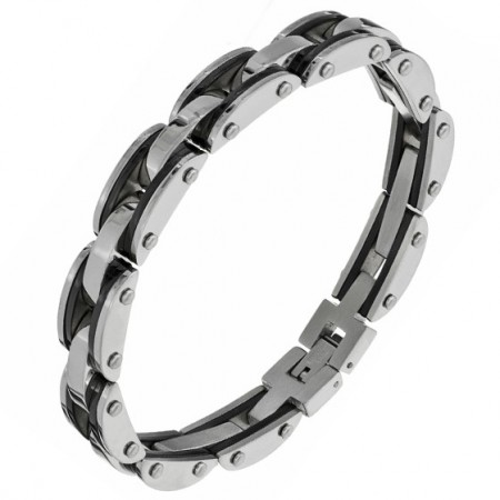 Stainless steel men’s bracelet